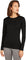 icebreaker Merino 200 Oasis Long Sleeve Crewe Thermal Top - Women's - Black Unboxed