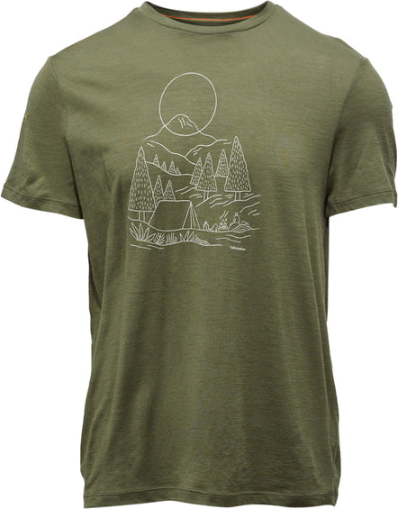 icebreaker Merino 150 Tech Lite III Short Sleeve Tee Sunset Camp - Men's