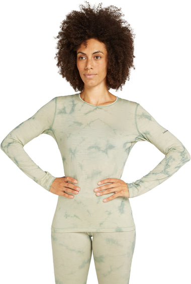 icebreaker Merino 200 Oasis Cloud Dye Long Sleeve Crewe Thermal Top - Women's