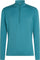 icebreaker Merino 200 Oasis Long Sleeve Half Zip Thermal Top - Men's - Topaz
