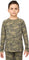 Kombi MerinoMIX PRO Crew Top – Juniors - Mini Khaki Liquid Camo