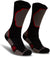 Kombi The Brave Adult Socks - Unisex - Black - Charcoal - Red