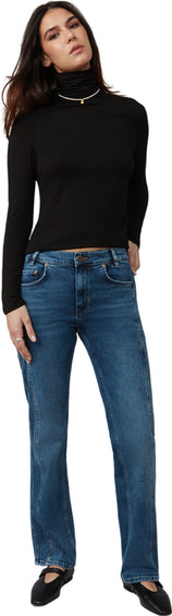 Lola Jeans Jasper Mid Rise Straight Leg Jeans - Women's