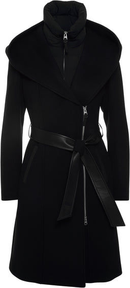 Mackage Shia-SLB 2-in-1 Double-Face Wool Coat with Removable Bib - Women's