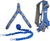 MDXONE Static 5-point Ski Harness - Kids - Blue