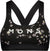 Mons Royale Stella X-Back Bra - Women's - Black Daisy