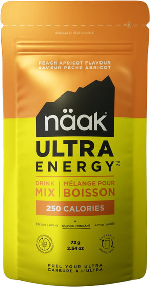 Naak Peach and Apricots Single Packets Energy Drink Mix 72g