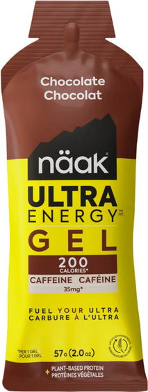 Naak Chocolate Energy Gel 57g x 12