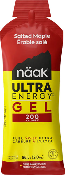 Naak Salted Maple Energy Gel 57g x 12