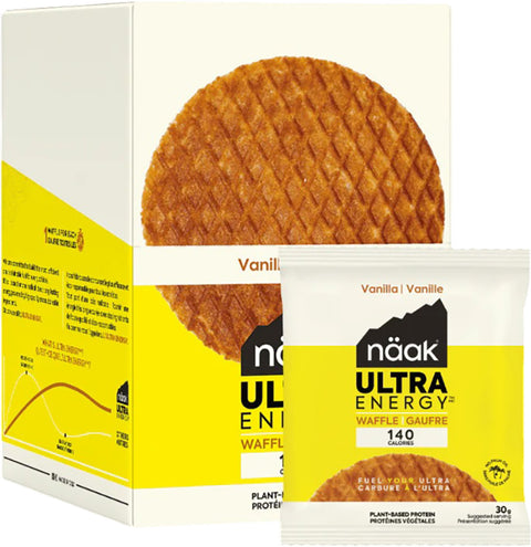 Naak Vanilla Energy Waffles 12 x 30g