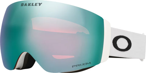 Oakley Flight Deck Pro M Goggles - Matte White - Prizm Snow Sapphire Iridium Lens
