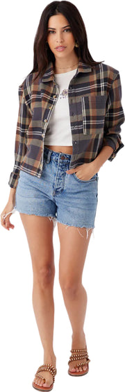 O'Neill Roy Flannel Cropped Shirt - Women's