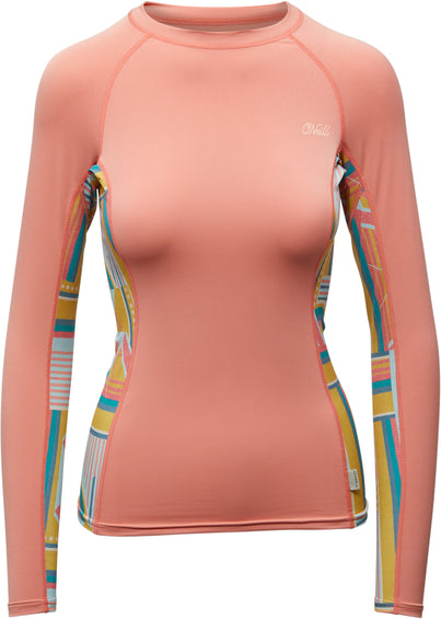 O'Neill Wetsuits, LLC Side Print Rash Guard Tee - Women's