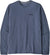 Patagonia P-6 Logo Responsibili-Tee Long Sleeve T-Shirt - Men's - P-6 Outline - Current Blue
