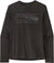 Patagonia Capilene Cool Daily Long Sleeve Graphic T-Shirt - Men's - Stratapeaks - Black