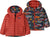 Patagonia Reversible Down Jacket - Baby - Salmon Energy - Ink Black