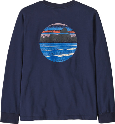 Patagonia Skyline Stencil Long-Sleeve T-Shirt - Kid