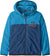Patagonia Micro D Snap-T Hooded Full Zip Fleece Sweatshirt - Kid's - Clement Blue