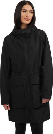 Pajar Dew Long Raincoat with Fixed Hood - Women's