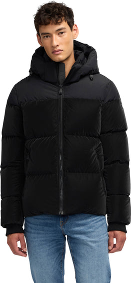 Pajar Mato Mixed-Media Channel Quilted Puffer Jacket - Men's