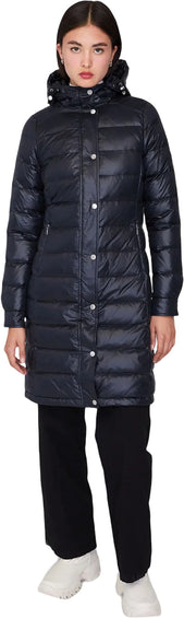 Quartz Co. Dorothy Long Hooded Lightweight Down Jacket - Women's