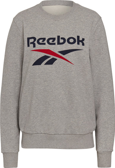 Reebok Identity Logo French Terry Crew Neck Sweatshirt - Women's