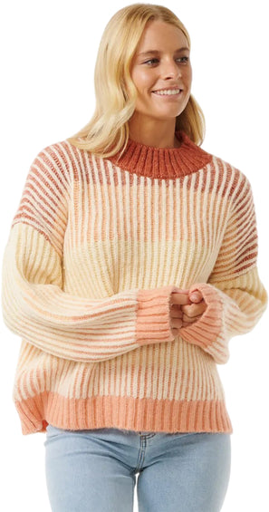 Rip Curl Soleil Rib Knit Crew Neck Sweater - Women's