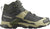 Salomon X Ultra 5 Mid GTX Hiking Boots - Men's - Peat - Gray Green - Blue Nights
