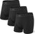 SAXX Daytripper Boxer Brief Fly 3 Pack - Men's - Black - Grey - Navy