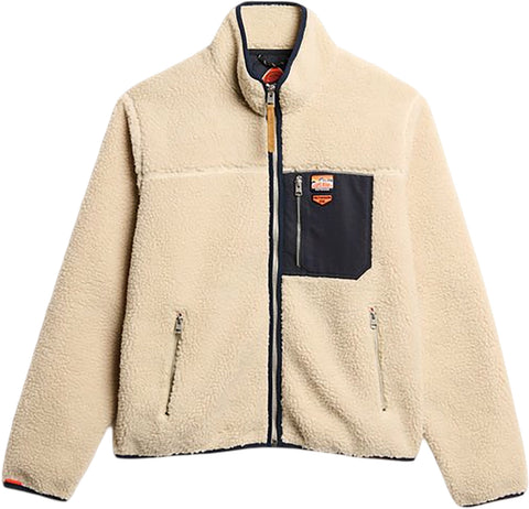 Superdry Vintage Retro Full Zip Fleece - Men's