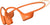 Shokz OpenRun Pro 2 Mini Bone Conduction Headphones - ORANGE
