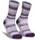 Smartwool Hike Light Cushion Margarita Crew Socks - Women's - Purple Eclipse