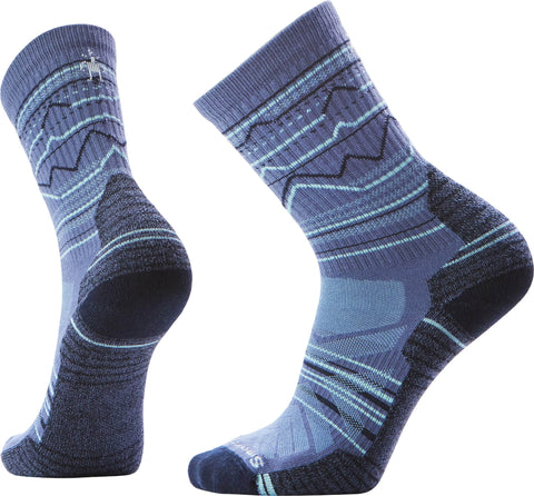 Smartwool Performance Hike Light Cushion Mountain Range Pattern Crew Socks - Unisex