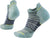 Smartwool Run Zero Cushion Stripe Low Ankle Socks - Women's - Frosty Green
