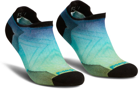 Smartwool Run Zero Cushion Ombre Print Low Ankle Socks - Women's