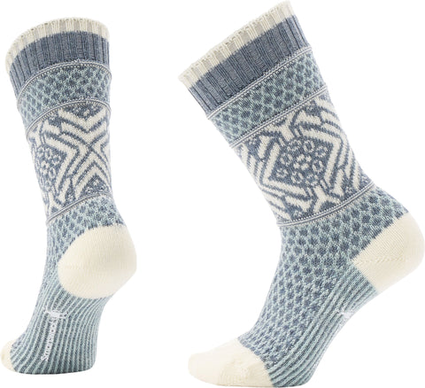 Smartwool Everyday Popcorn Snowflake Pattern Crew Socks - Unisex