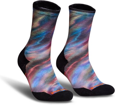 Smartwool Trail Run Water Shimmer Print Crew Socks - Women's