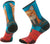 Smartwool Hike Targeted Cushion Geo Fox Print Crew Socks - Women's - Capri