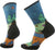 Smartwool Trail Run Targeted Cushion Mountain Print Crew Socks - Women's - Twilight Blue