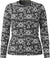 Smartwool Classic Thermal Merino Base Layer Crew Boxed - Women's - Black Deco Floral
