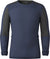 Smartwool Intraknit Thermal Merino Crew Neck Colorblock Base Layer Top - Men's - Deep Navy - Charcoal