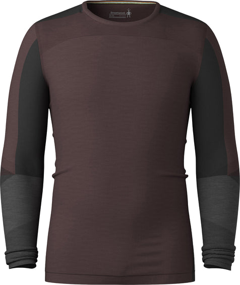 Smartwool Intraknit Thermal Merino Crew Neck Colorblock Base Layer Top - Men's