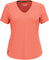 Smartwool Merino Sport 120 V-Neck Short Sleeve Tee - Women's - Coral Reef