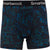 Smartwool Merino Print Boxed Boxer Brief 4.75 in - Men's - Deep Navy Night Trek