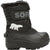 Sorel Snow Commander Winter Boots - Toddler - Black - Charcoal