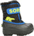 Sorel Snow Commander Winter Boots - Toddler - Black - Super Blue