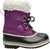 Sorel Yoot Pac Nylon Waterproof Winter Boots - Little Kids - Wild Iris - Dark Plum