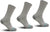 Stance Icon 3 Pack Socks - Men's - Grey Heather