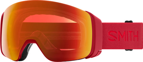 Smith Optics 4D Mag Goggles - Crimson - ChromaPop Everyday Red Mirror Lens