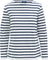 Saint James Meridame II Breton Top - Women's - Neige - Marine